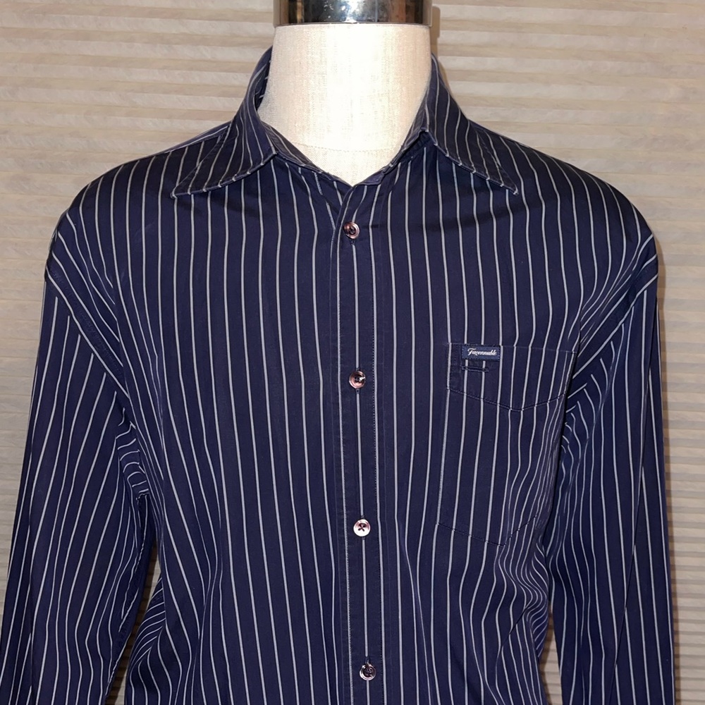 Faconnable Men's Sport Shirt - Size Large, Regular Fit